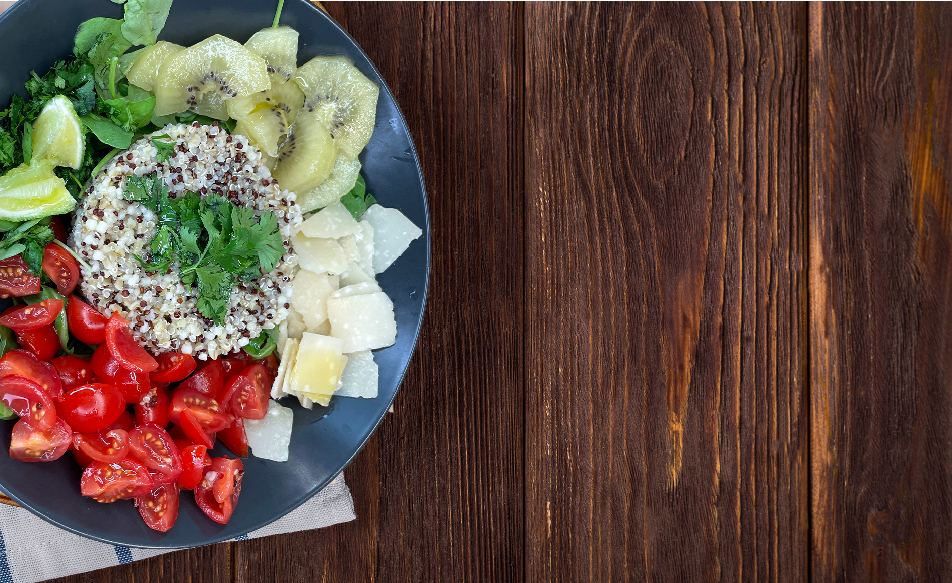 salade de kiwi jaune